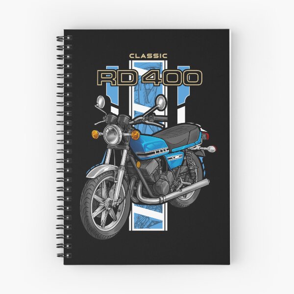Item preview, Yamaha RD400 1977 (Candy Blue) for Motorcycle Riders designed and sold by MotoApparelHub.
