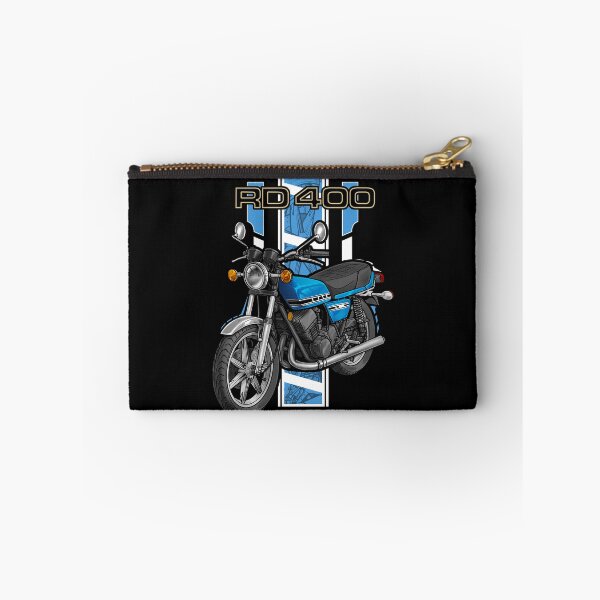Item preview, Yamaha RD400 1977 (Candy Blue) for Motorcycle Riders designed and sold by MotoApparelHub.