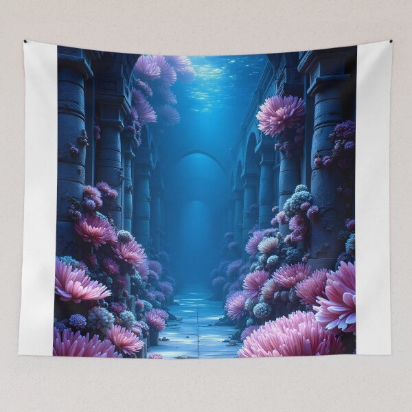 Item preview, Underwater Sanctuary of Forgotten Ruins designed and sold by oanaunciuleanu.