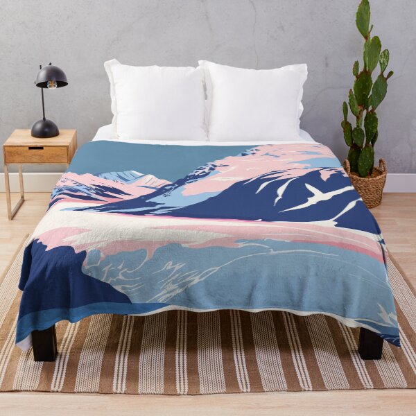 Item preview, Alaska Glacier Scene Minimalist Art Illustration designed and sold by LVTFCOarts.