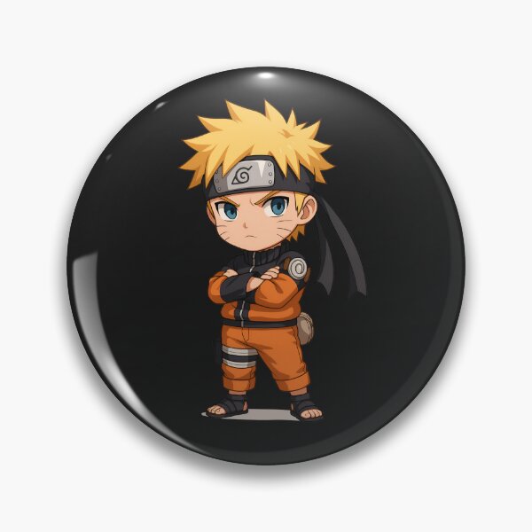 Item preview, Shinobii Kiddo – Chibi Ninja Boy with Spiky Hair and Scroll designed and sold by ColorSplash123.