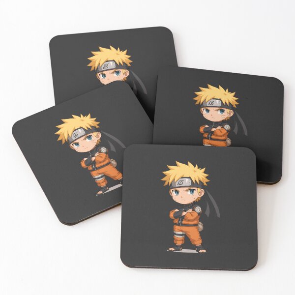 Item preview, Shinobii Kiddo – Chibi Ninja Boy with Spiky Hair and Scroll designed and sold by ColorSplash123.