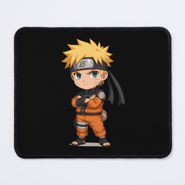 Item preview, Shinobii Kiddo – Chibi Ninja Boy with Spiky Hair and Scroll designed and sold by ColorSplash123.