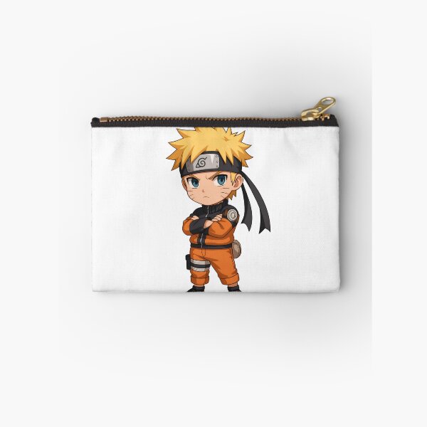 Item preview, Shinobii Kiddo – Chibi Ninja Boy with Spiky Hair and Scroll designed and sold by ColorSplash123.