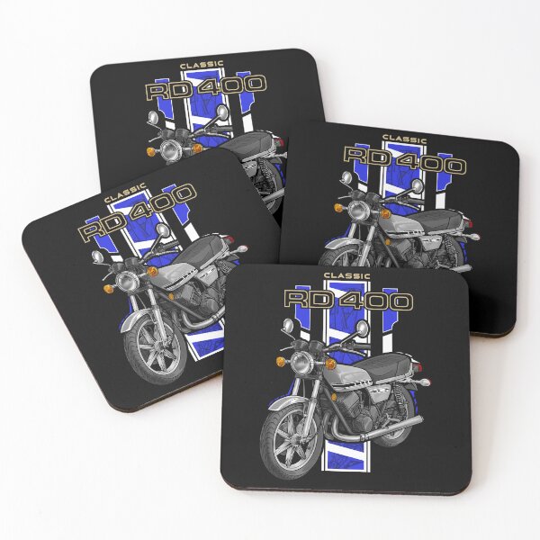 Item preview, Yamaha RD400 1977 (Chrystal Silver) for Motorcycle Riders designed and sold by MotoApparelHub.