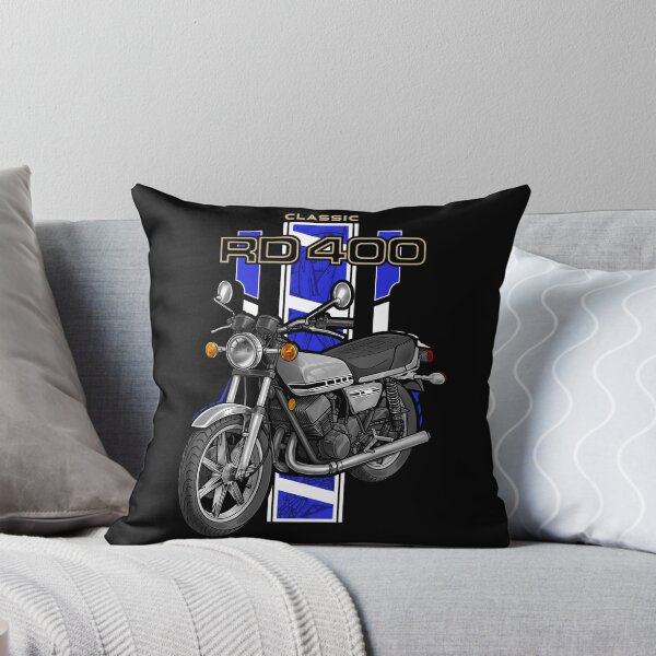 Item preview, Yamaha RD400 1977 (Chrystal Silver) for Motorcycle Riders designed and sold by MotoApparelHub.