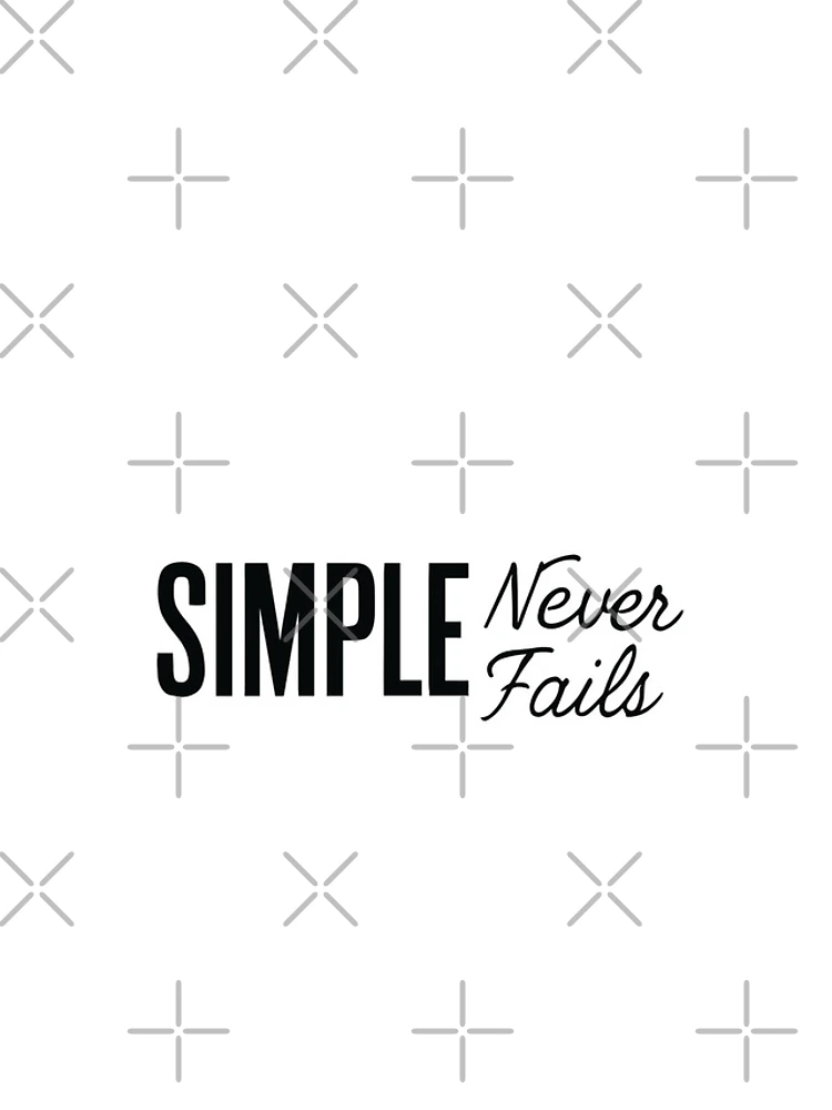 Thumbnail 4 of 4, iPhone Case, Simple Never Fails designed and sold by ThreadQuirk.