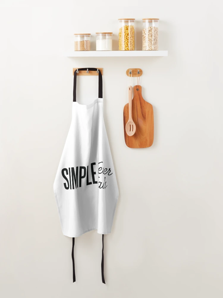 Thumbnail 4 of 6, Apron, Simple Never Fails designed and sold by ThreadQuirk.