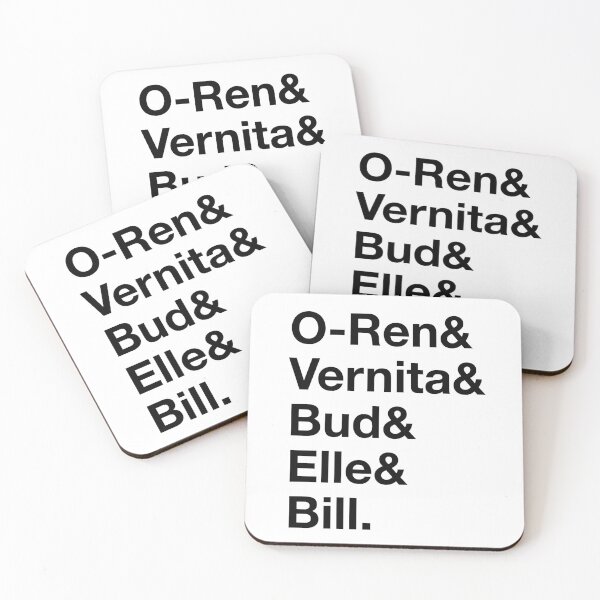 Item preview, Death List Five – O-Ren & Vernita & Bud & Elle & Bill – Kill Bill - Black Text designed and sold by NiceHatHarry.