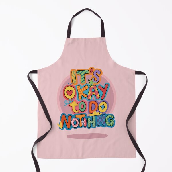 Item preview, It’s Okay to Do Nothing – Colorful Retro Positive Quote designed and sold by bibyfantie.