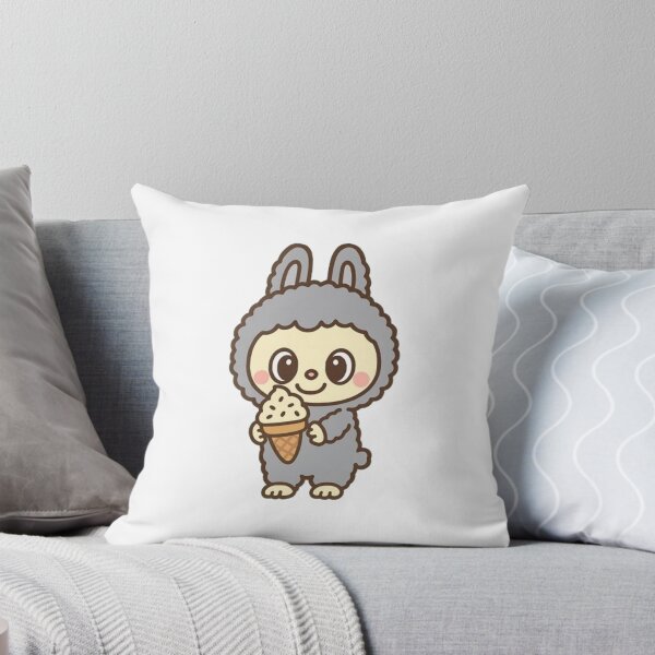 Item preview, Sesame Bean ♥ Grey Labubu ♥ Pop Mart The Monsters Series designed and sold by BunnyBerryCo.