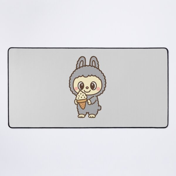 Item preview, Sesame Bean ♥ Grey Labubu ♥ Pop Mart The Monsters Series designed and sold by BunnyBerryCo.