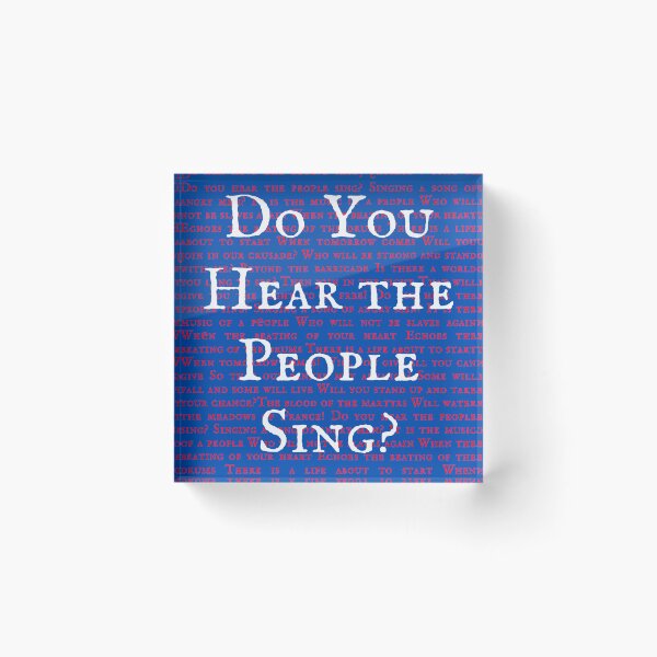 Item preview, Les Miserable Lyrics designed and sold by broadwaygirl142.