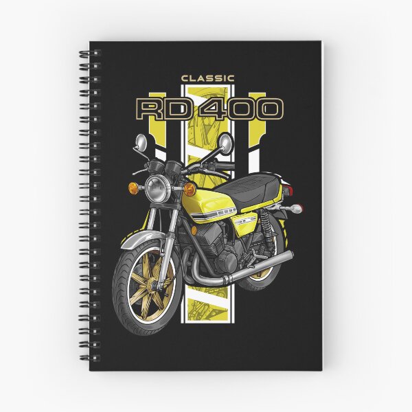 Item preview, Yamaha RD400 1977 (Competition Yellow) for Motorcycle Riders designed and sold by MotoApparelHub.