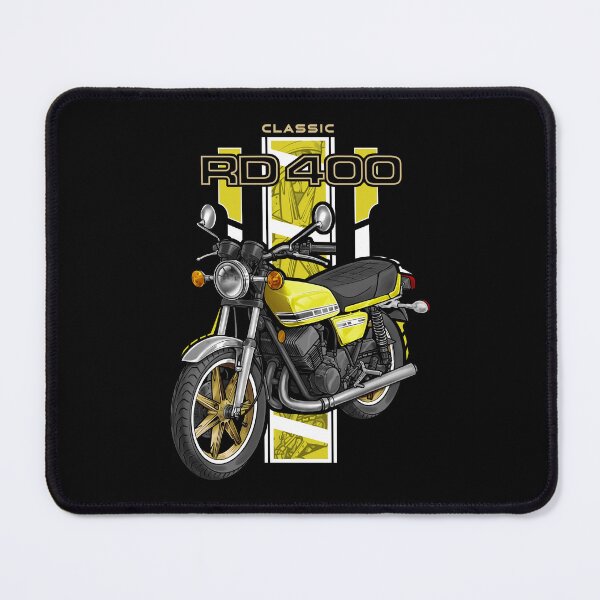 Item preview, Yamaha RD400 1977 (Competition Yellow) for Motorcycle Riders designed and sold by MotoApparelHub.