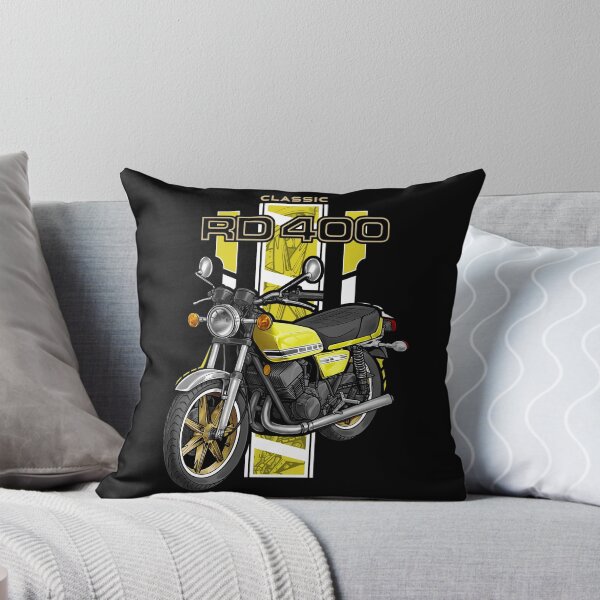 Item preview, Yamaha RD400 1977 (Competition Yellow) for Motorcycle Riders designed and sold by MotoApparelHub.