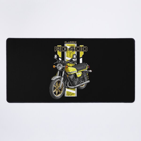 Item preview, Yamaha RD400 1977 (Competition Yellow) for Motorcycle Riders designed and sold by MotoApparelHub.