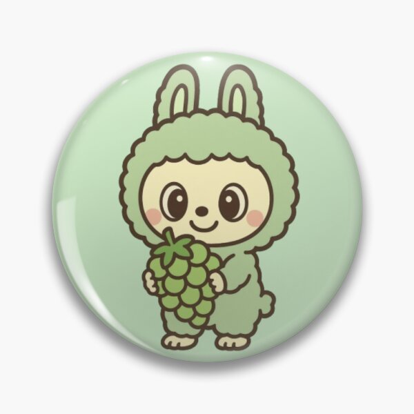 Item preview, Green Grape ♥ Green Labubu ♥ Pop Mart The Monsters Series designed and sold by BunnyBerryCo.