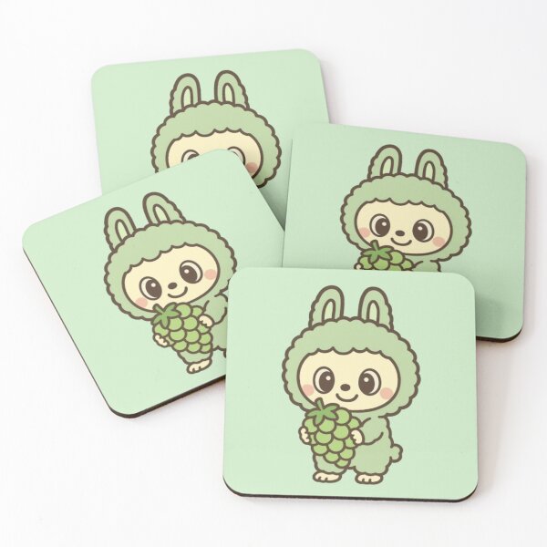 Item preview, Green Grape ♥ Green Labubu ♥ Pop Mart The Monsters Series designed and sold by BunnyBerryCo.