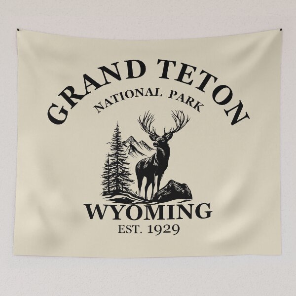 Item preview, Grand Teton Wyoming National Park mountains jakson hole designed and sold by Alexaltay.