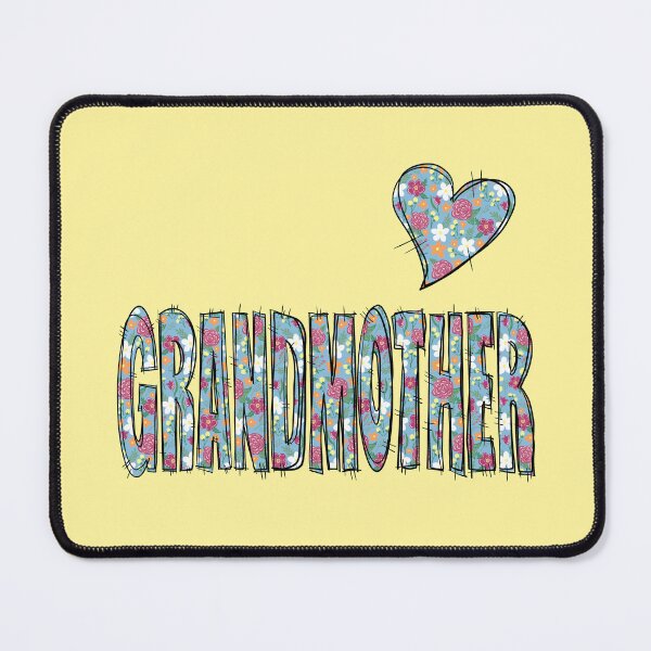 Item preview, Grandmother Floral Stitch Pattern with Yellow Background  designed and sold by missmann.