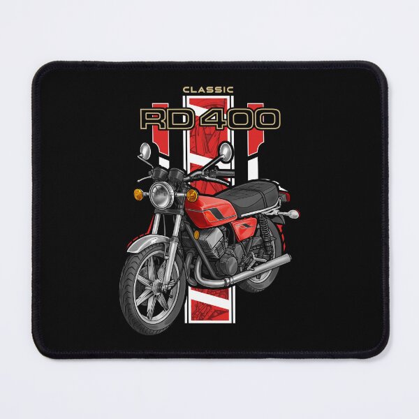 Item preview, Yamaha RD400 1977 (Modena Red) for Motorcycle Riders designed and sold by MotoApparelHub.
