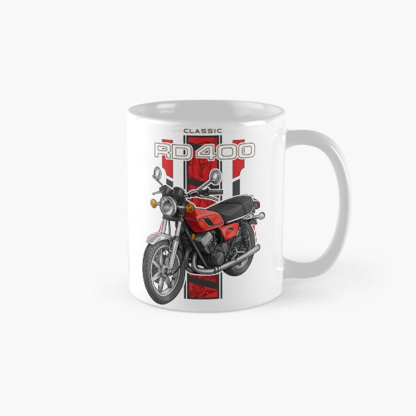 Item preview, Yamaha RD400 1977 (Modena Red) for Motorcycle Riders designed and sold by MotoApparelHub.