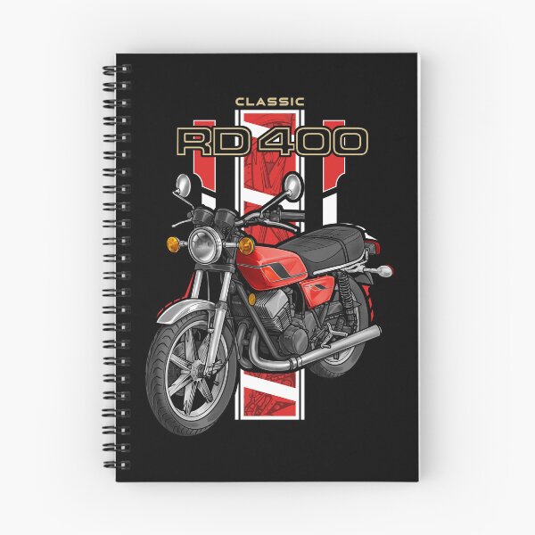 Item preview, Yamaha RD400 1977 (Modena Red) for Motorcycle Riders designed and sold by MotoApparelHub.