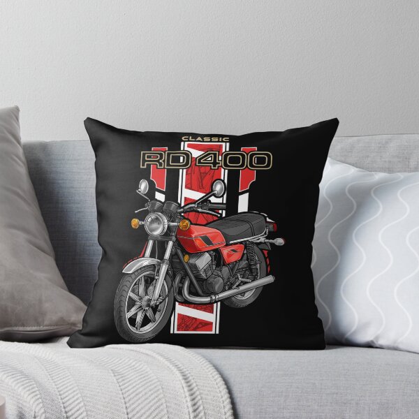 Item preview, Yamaha RD400 1977 (Modena Red) for Motorcycle Riders designed and sold by MotoApparelHub.