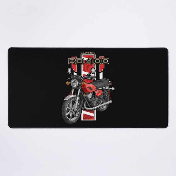 Item preview, Yamaha RD400 1977 (Modena Red) for Motorcycle Riders designed and sold by MotoApparelHub.