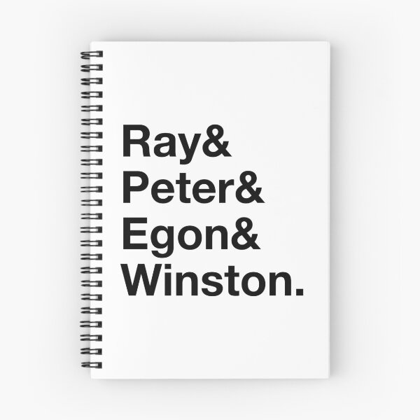 Item preview, Ghostbusters Original Team – Ray & Peter & Egon & Winston - Black Text designed and sold by NiceHatHarry.
