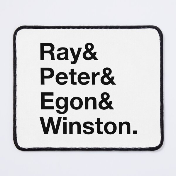 Item preview, Ghostbusters Original Team – Ray & Peter & Egon & Winston - Black Text designed and sold by NiceHatHarry.