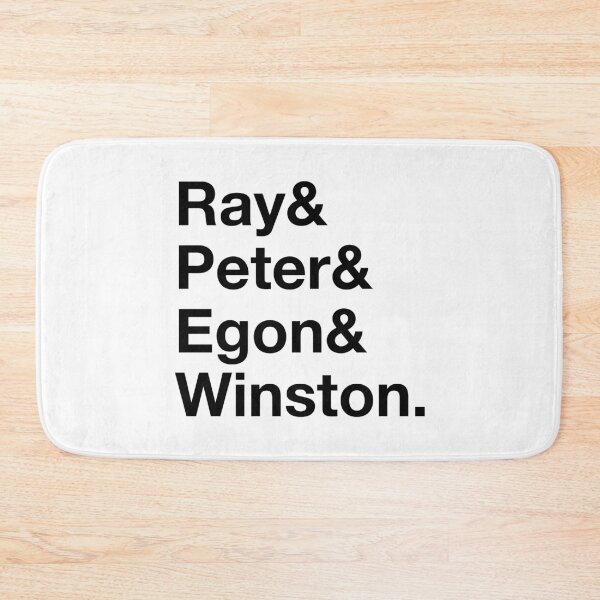 Item preview, Ghostbusters Original Team – Ray & Peter & Egon & Winston - Black Text designed and sold by NiceHatHarry.