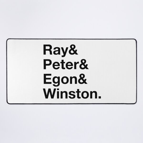 Item preview, Ghostbusters Original Team – Ray & Peter & Egon & Winston - Black Text designed and sold by NiceHatHarry.