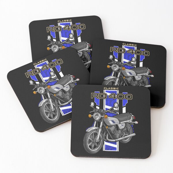 Item preview, Yamaha RD400 1978 (Chrystal Silver) for Motorcycle Riders designed and sold by MotoApparelHub.