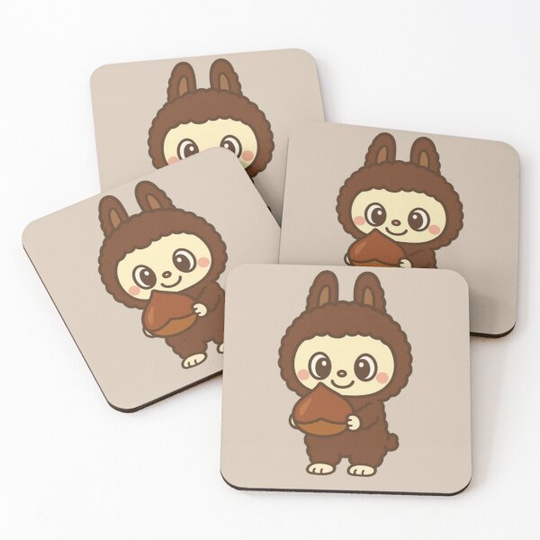 Item preview, Chestnut Cocoa ♥ Dark Brown Labubu ♥ Pop Mart The Monsters Series designed and sold by BunnyBerryCo.