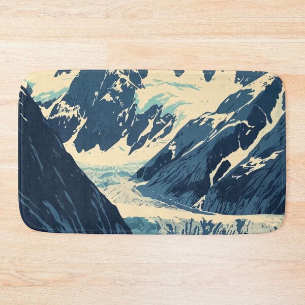 Item preview, Alaska Mountain Water Minimalist Art Illustration designed and sold by LVTFCOarts.