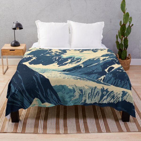 Item preview, Alaska Mountain Water Minimalist Art Illustration designed and sold by LVTFCOarts.
