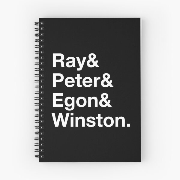 Item preview, Ghostbusters Original Team – Ray & Peter & Egon & Winston - White Text designed and sold by NiceHatHarry.