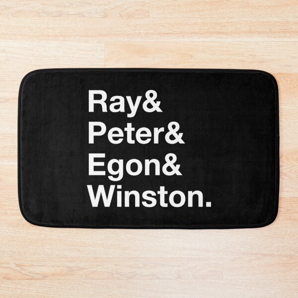 Item preview, Ghostbusters Original Team – Ray & Peter & Egon & Winston - White Text designed and sold by NiceHatHarry.