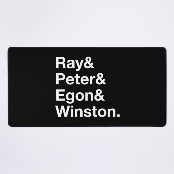 Item preview, Ghostbusters Original Team – Ray & Peter & Egon & Winston - White Text designed and sold by NiceHatHarry.