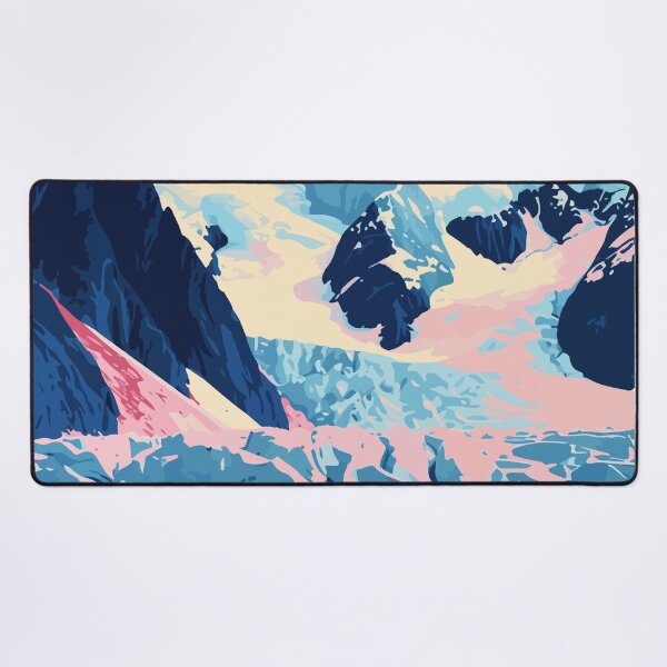 Item preview, Alaska Glacier Water Minimalist Art Illustration designed and sold by LVTFCOarts.