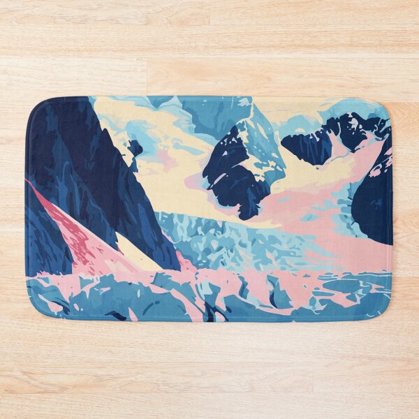 Item preview, Alaska Glacier Water Minimalist Art Illustration designed and sold by LVTFCOarts.