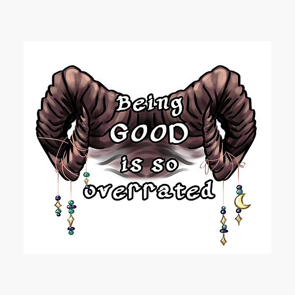Item preview, Good Is Overrated designed and sold by Clyde Keen.