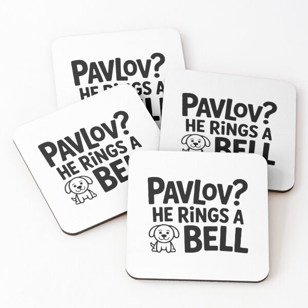 Item preview, Pavlov? He Rings A Bell! Cute Psychology Dog Pun designed and sold by PMCreative.