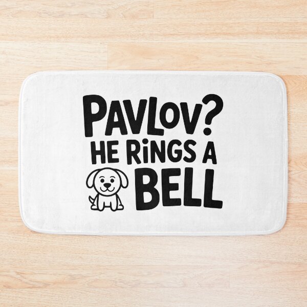 Item preview, Pavlov? He Rings A Bell! Cute Psychology Dog Pun designed and sold by PMCreative.