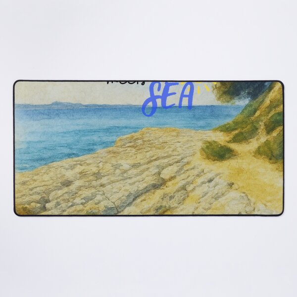 Item preview, Stone meets sea designed and sold by LoveDalmatia.