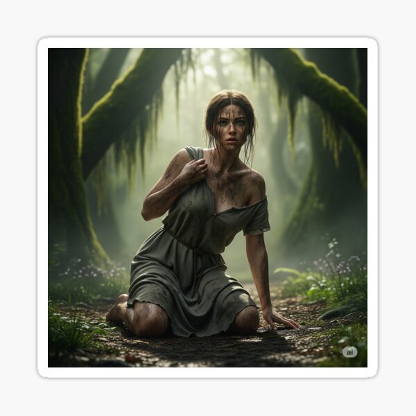 Item preview, Lost in the Cloud Forest - Woman in the Forest designed and sold by SportKI.