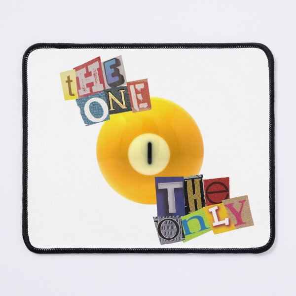 Item preview, The One The Only Billiard Ball Magazine Letter Quote designed and sold by RosesVisuals.