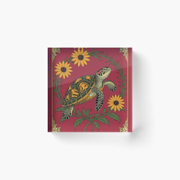 Item preview, Diamondback Terrapin And Black Eyed Susan Flowers designed and sold by taiche.